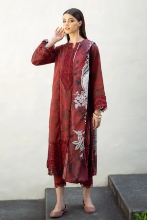 EMBROIDERED PRINTED LAWN-1 | 3PC | UF-545