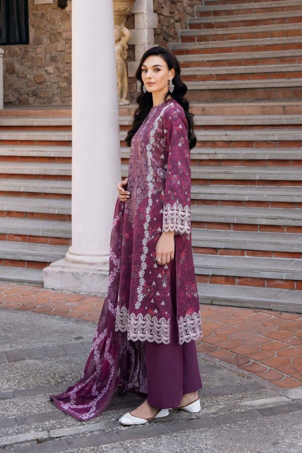EMBROIDERED PRINTED LAWN- | 3PC | AF-2
