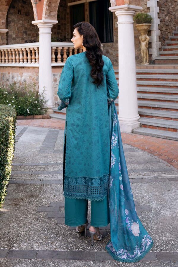 EMBROIDERED PRINTED LAWN- | 3PC | AF-3 - Image 4