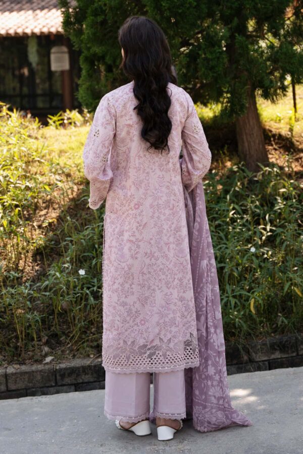 EMBROIDERED PRINTED LAWN- | 3PC | AF-1 - Image 4