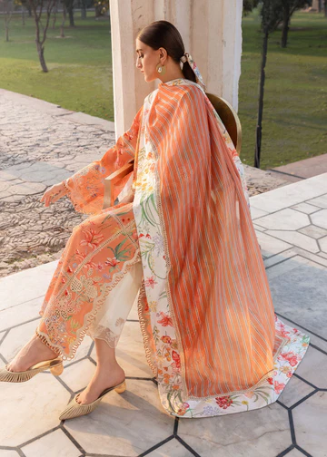 3 Pc Luxury Lawn | CE 3 - Image 5