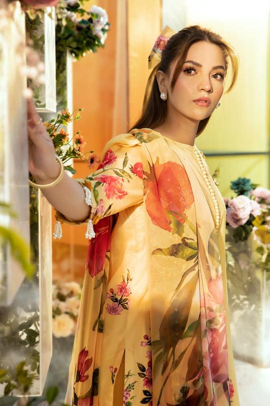 3 Pc Unstitched Embroidered Lawn Suit | MB-CUS25-701A - Image 2