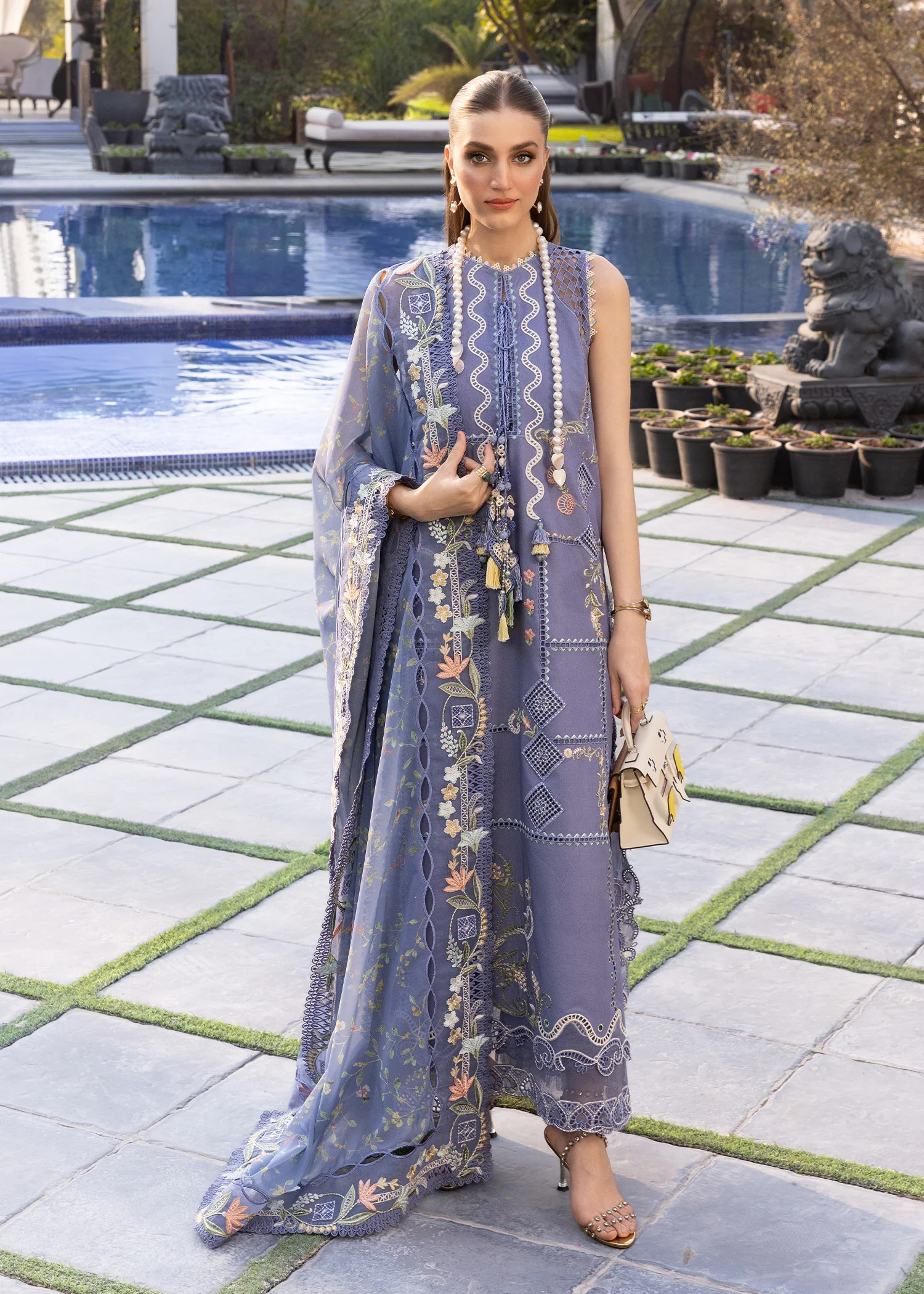 3 Pc Luxury Lawn | CE 1